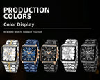 Herrenuhren Quarz Luxus Business Leuchtzeiger Wasserdichte Uhr | RD81100M 