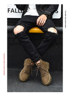 Herren Martin Boots – High-Top Retro British Style Winter Trendy Schuhe | 8909 