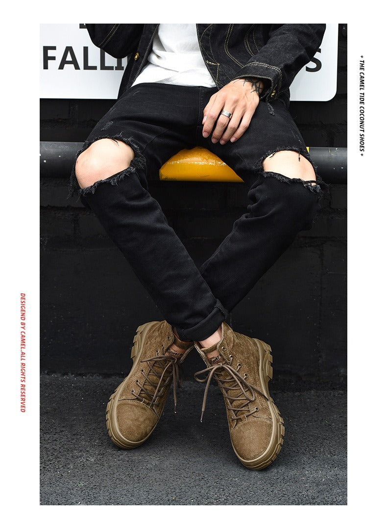 Herren Martin Boots – High-Top Retro British Style Winter Trendy Schuhe | 8909 