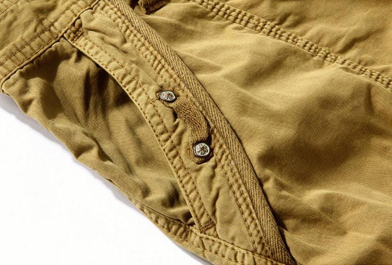 Neue Cargo-Shorts für Herren, lang, knielang, Freizeithose | 5820 