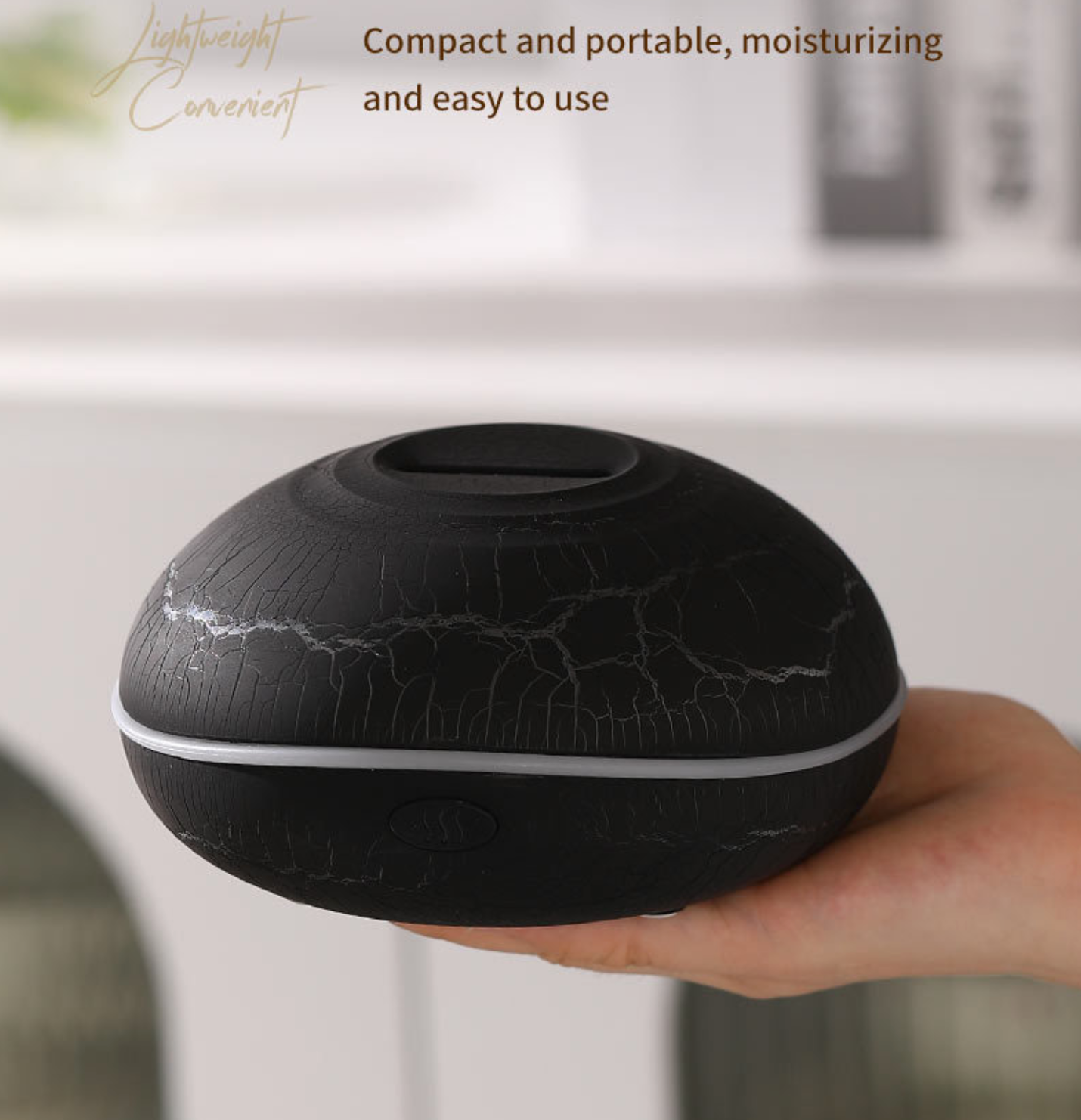 Aromatherapie-Diffusor mit realistischem Flammeneffekt – 7-farbiger LED-Luftbefeuchter mit USB-Stromversorgung für Zuhause, Büro und Schlafzimmer | SD13 