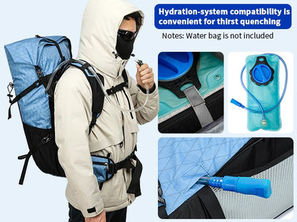 Royal Mountain 40L+10 Roll-Top Rucksack – Erweiterbarer Wanderrucksack UK | 1316 