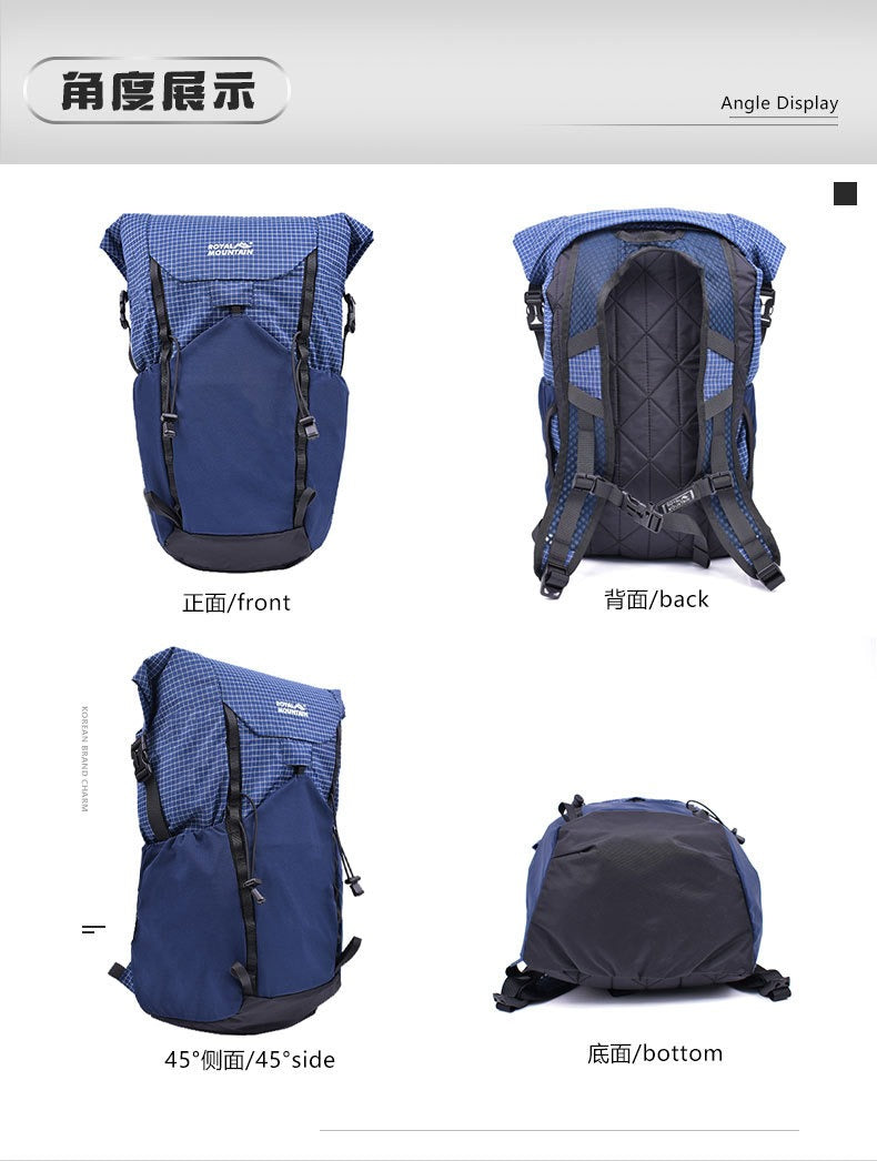 Royal Mountain 25L Faltbarer Rucksack – Leichter Wander-Tagesrucksack UK | 1338 