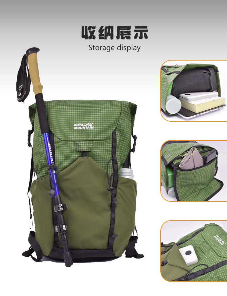 Royal Mountain 25L Faltbarer Rucksack – Leichter Wander-Tagesrucksack UK | 1338 