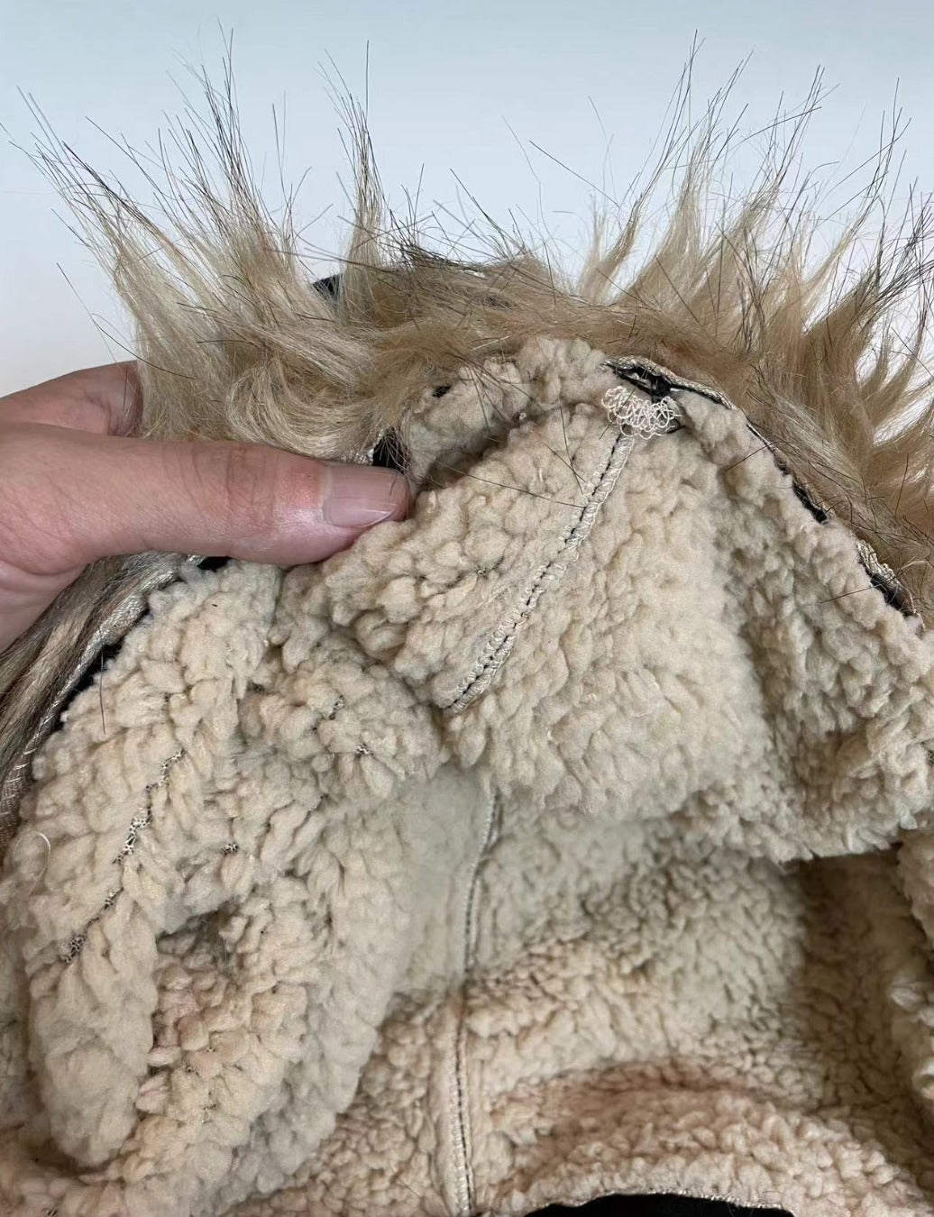 Herren Winter Lässig Warm Dick Parka Oberbekleidung Plus Size Pelzjacke Mäntel | 3258# 