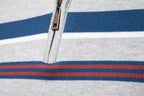 Winter-Rollkragenpullover aus Baumwolle mit Stehkragen, gerippter Business-Streifen für Herren | SW155 