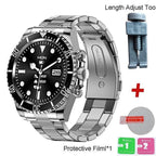 Herrenuhr Stahlarmband BT Call Smart Watch Rolex Style Business Sports Smart Watch | AW-12 