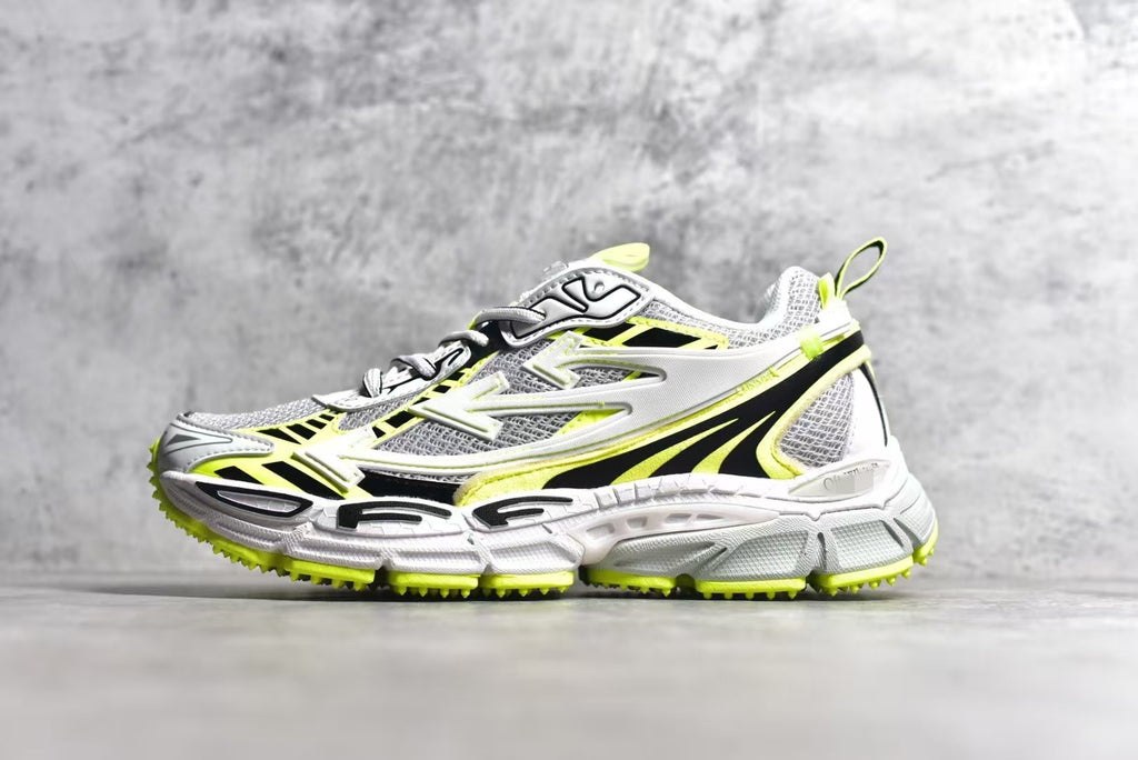 Off-White Premium Chunky Dad Sneakers Unisex Thick-Sole Casual Shoes Arrow Design Height-Increasing Trainers