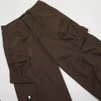 11KN Men's & Women's Cargo Pants | American Retro High-Street Wide-Leg Joggers | Multi-Pocket Loose Fit Trousers | KJ6282