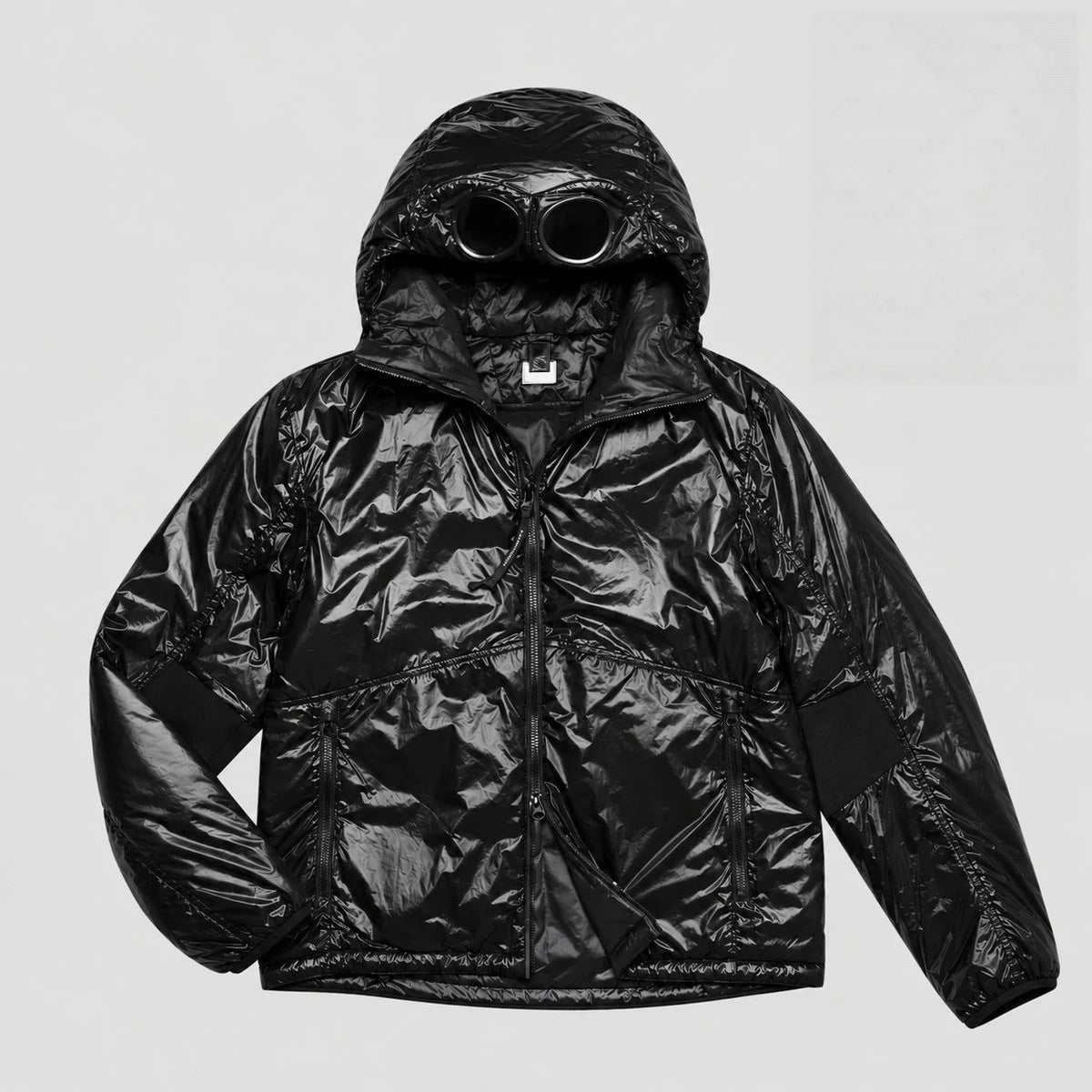 Premium Quality Waterproof Letter Print Hooded Jacket | Unisex Streetwear Windproof Coat | American Style Casual Outerwear