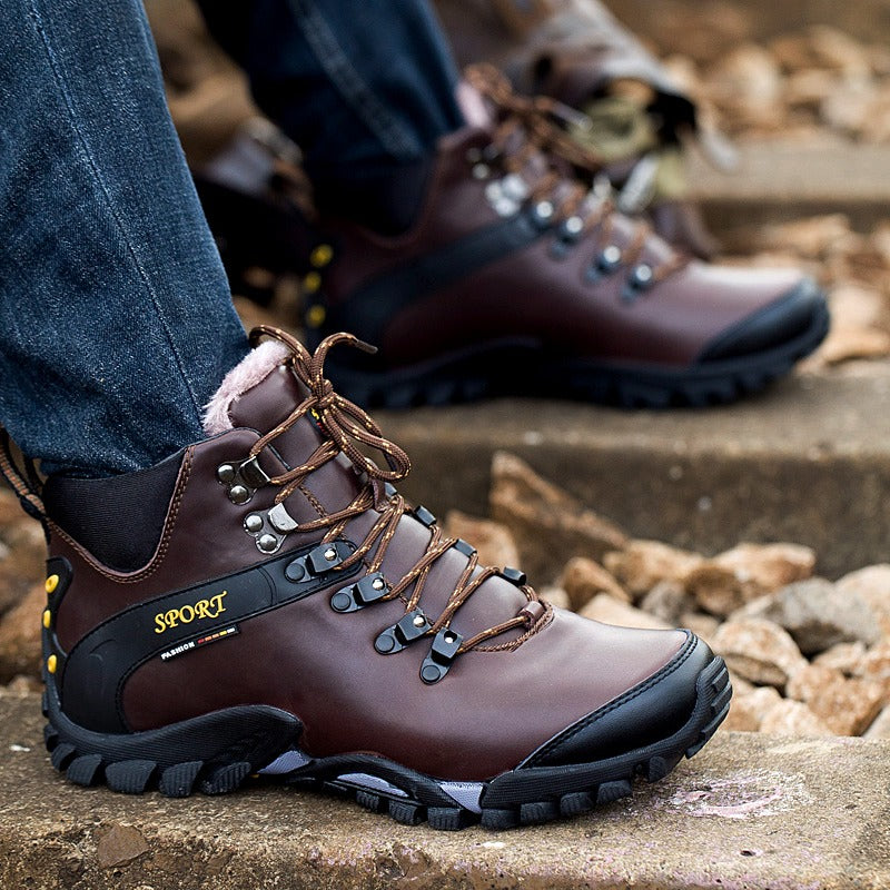 Herren Desert Leder Wanderstiefel Wasserdicht Geeignet Sicherheit Robuste Desert Boots | 999 