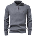 Men's Half-Zip Stand Collar Knit Sweater | 2026 Winter Business Casual Pullover | Warm Cotton-Blend Jumper | SW258