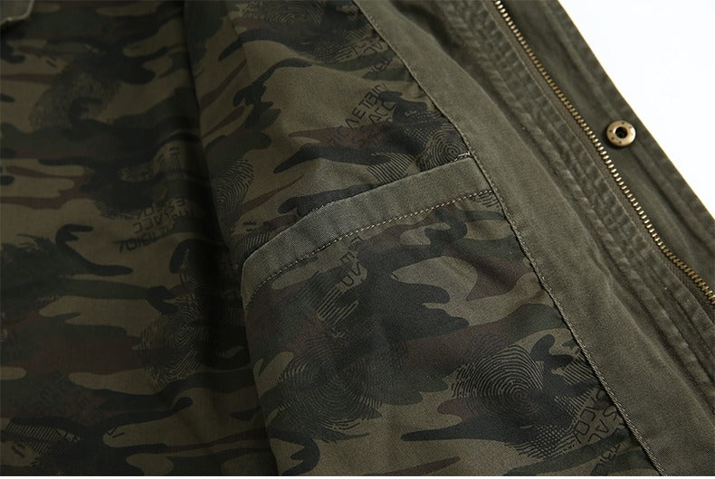 Herren Militärjacke mit mehreren Taschen, lässig, taktische Jacken, männlich, Caquetá Hombre | 9885 