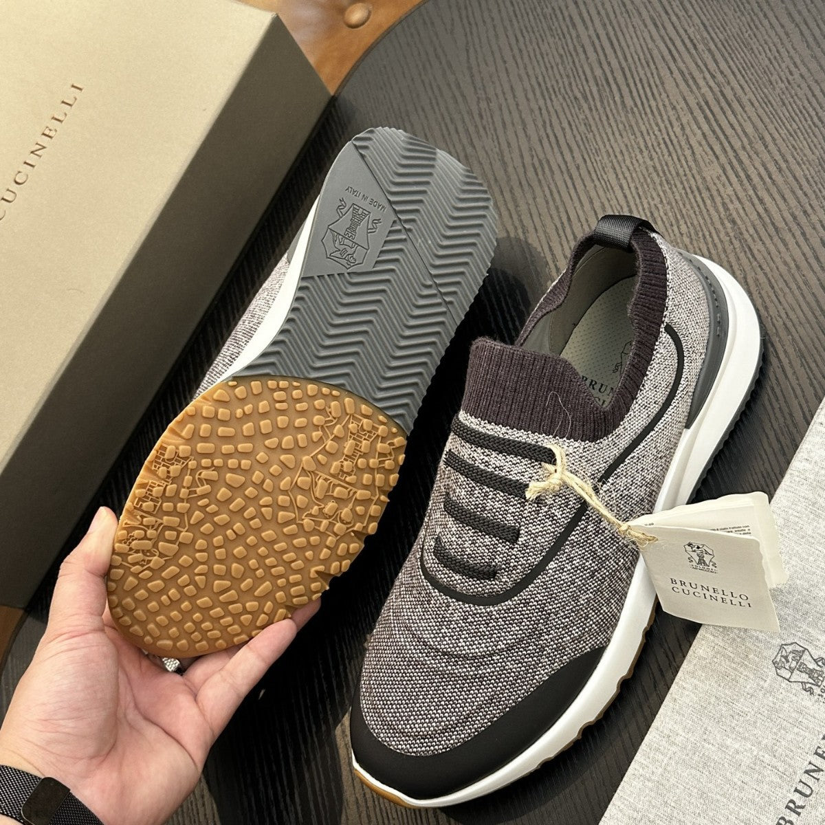Men's Genuine Leather & Mesh  Breathable Shoes Travel Comfort Insole Slip-On Trainers Casual Driving Boots