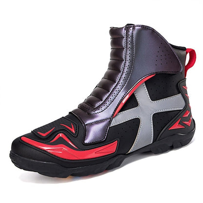 Top Quality Men's Waterproof Trainers Off-Road Motorcycle Shoes - Racing & Travel Riding Footwear Boots | QK258