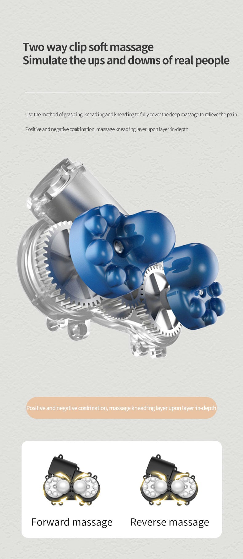 Elektrisches wiederaufladbares Körperkissen-Relaxmassagegerät, beheiztes Vibrationsmassagegerät | TH001 