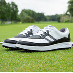 PGM Men's Waterproof Golf Shoes Spiked Athletic Sneakers All-Terrain Golf & Casual Footwear | XZ299