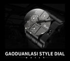Herrenarmbanduhr Militär Armee Quadratisch Großes Zifferblatt Uhr Sport Lederarmband Quarzuhr | 3364 