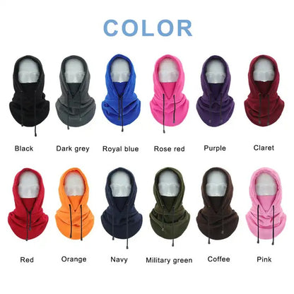 Neck Warmer Thermal Balaclava Hood Winter Face Mask Head Cover Gaiter Mask | TT-DT