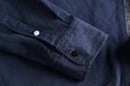 Vintage Workwear Doppeltaschenhemd Retro Casual Classic Shirt Top für Herren | V38 