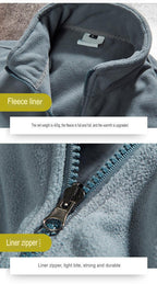 Herren-Skijacke – Warmes 3-in-1-Winterfleece, wasserdicht &amp; mit Kapuze | SN3-SP10089 