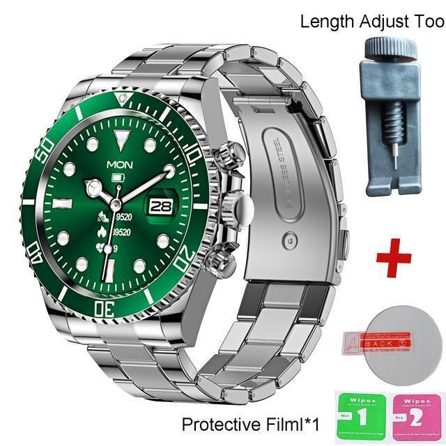 Herrenuhr Stahlarmband BT Call Smart Watch Rolex Style Business Sports Smart Watch | AW-12 