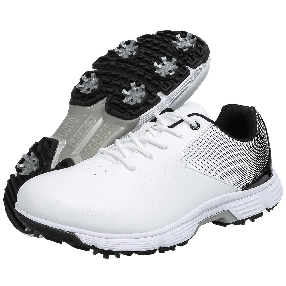 Thestron Waterproof Golf Shoes | Big Size Spiked Training Shoes | All-Weather Performance & Casual Footwear | T616