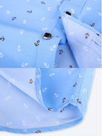 Hochwertiges, langärmliges Business-Hemd mit Button-Down-Karomuster aus Polyester | CY116 