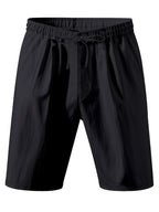 Atmungsaktive Leinenshorts für Herren – Leichte Sommer-, Strand- und Sport-Freizeitkleidung | YFY-WW-2 