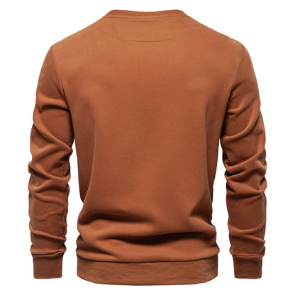 Men's Winter Sweatshirts Crew Neck Casual Pullover Long Sleeve Cotton Jumper Top | HD136