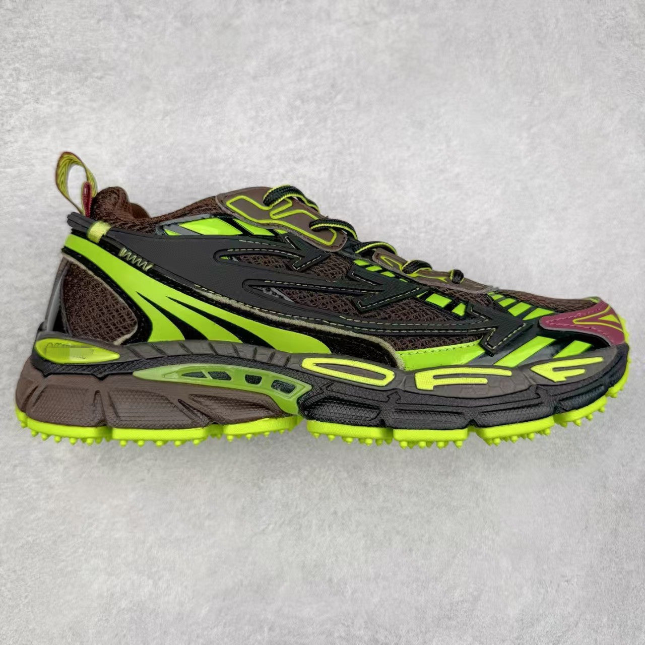 Off-White Premium Chunky Dad Sneakers Unisex Thick-Sole Casual Shoes Arrow Design Height-Increasing Trainers