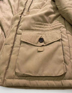 Neue Winterjacke mit dicker, warmer Wattierung aus Baumwolle, Windjacke mit Kapuze, Parka, Übergröße | 13029 