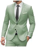 3-teiliger Herrenanzug mit Kragen für Hochzeitsfeiern und formelle Smokings, Jacke mit Hose, Weste, Anzug-Sets | 701 