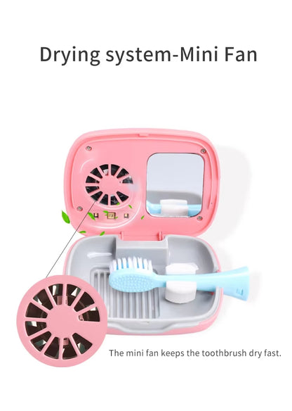 Mini UVC Toothbrush Sterilizer Box Portable Hygiene Solution for Germ-Free Brushes | STB-021