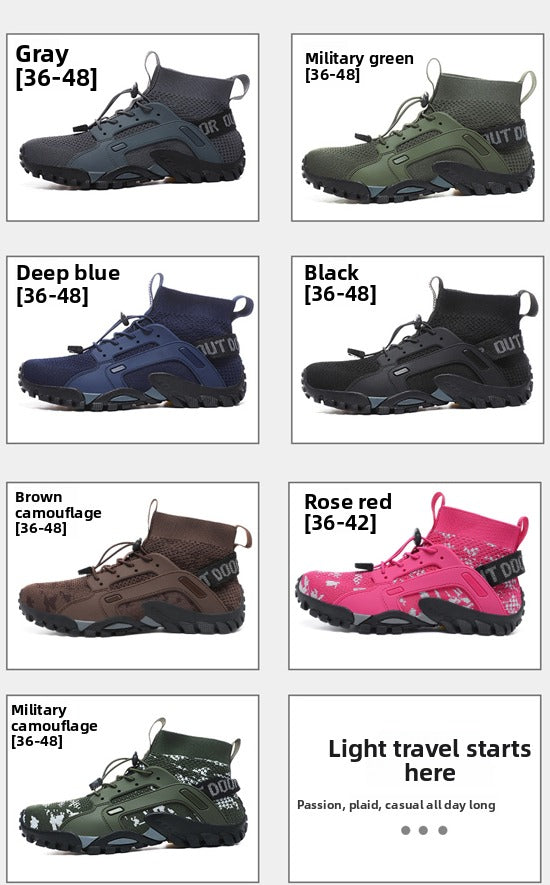 Men's Lightweight Backpack Running Shoes Factory Price Water Shoes for Outdoor Mountaineering Hiking Shoes | DC-W25