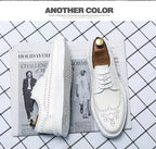 Herren Formelle Lederschuhe Kleid Hochzeit Oxford Brogue Männliche Schuhe Arbeitsstiefel 