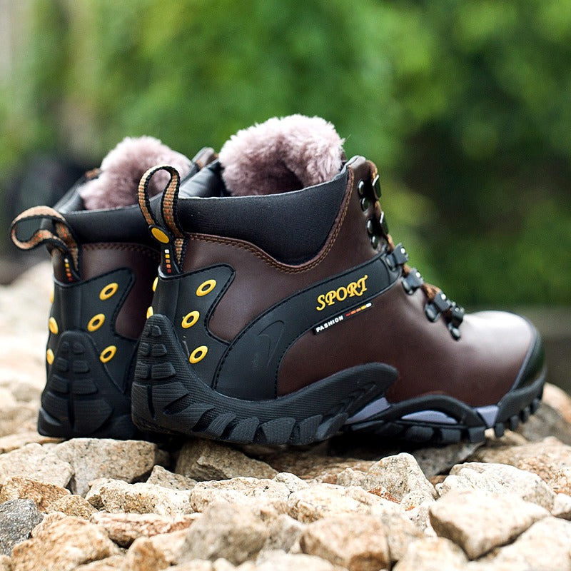 Herren Desert Leder Wanderstiefel Wasserdicht Geeignet Sicherheit Robuste Desert Boots | 999 