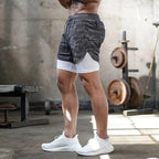 Gemütliche, kurze, sportliche Sportshorts für Herren mit Taschen, elastische Freizeitshorts | DK-858 