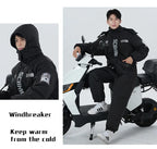 Men's & Women's Winter Ski Suit | Waterproof Windproof Fleece Jumpsuit | Cold Weather Motorcycle Riding Suit | 807