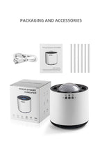 Neuester Diffusor für ätherische Öle, Luftbefeuchter, Aromatherapie-Diffusor für Zuhause, Discokugel, mit kühlem Nebel und LED-Leuchten | 262 