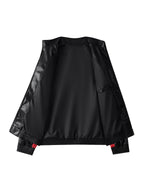 F1 Heavy Embroidery PU Leather Jacket | Unisex Fleece-Lined Racing Coat Waterproof Windproof Streetwear