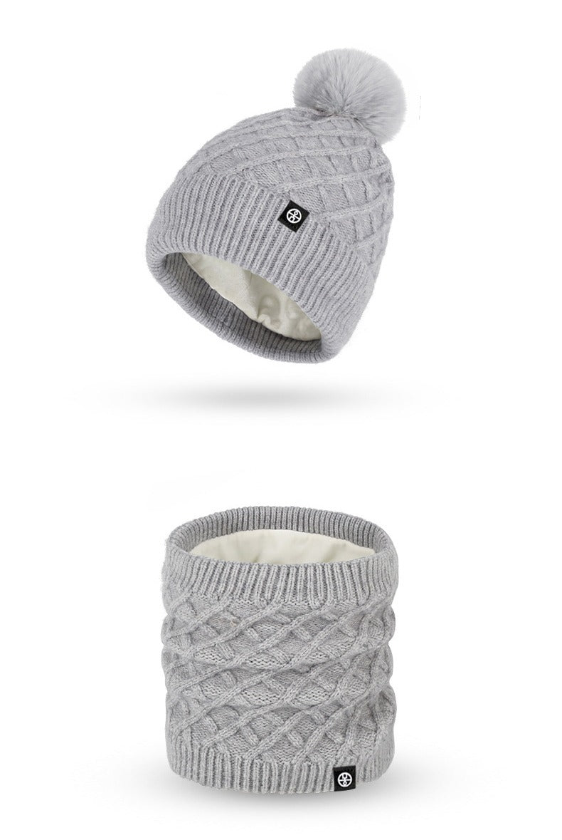 Wintermütze, Mütze, Schal, Handschuhe, Unisex, Winterwärmer, Fleece-gefüttert, Strickmütze, Schal, Handschuhe, Set | 121620 