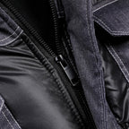 Herren Webjacke Windbreaker Isolierte Kältebeständigkeit Vintage Streetwear Taktische Mäntel Pufferjacke | 7718A 