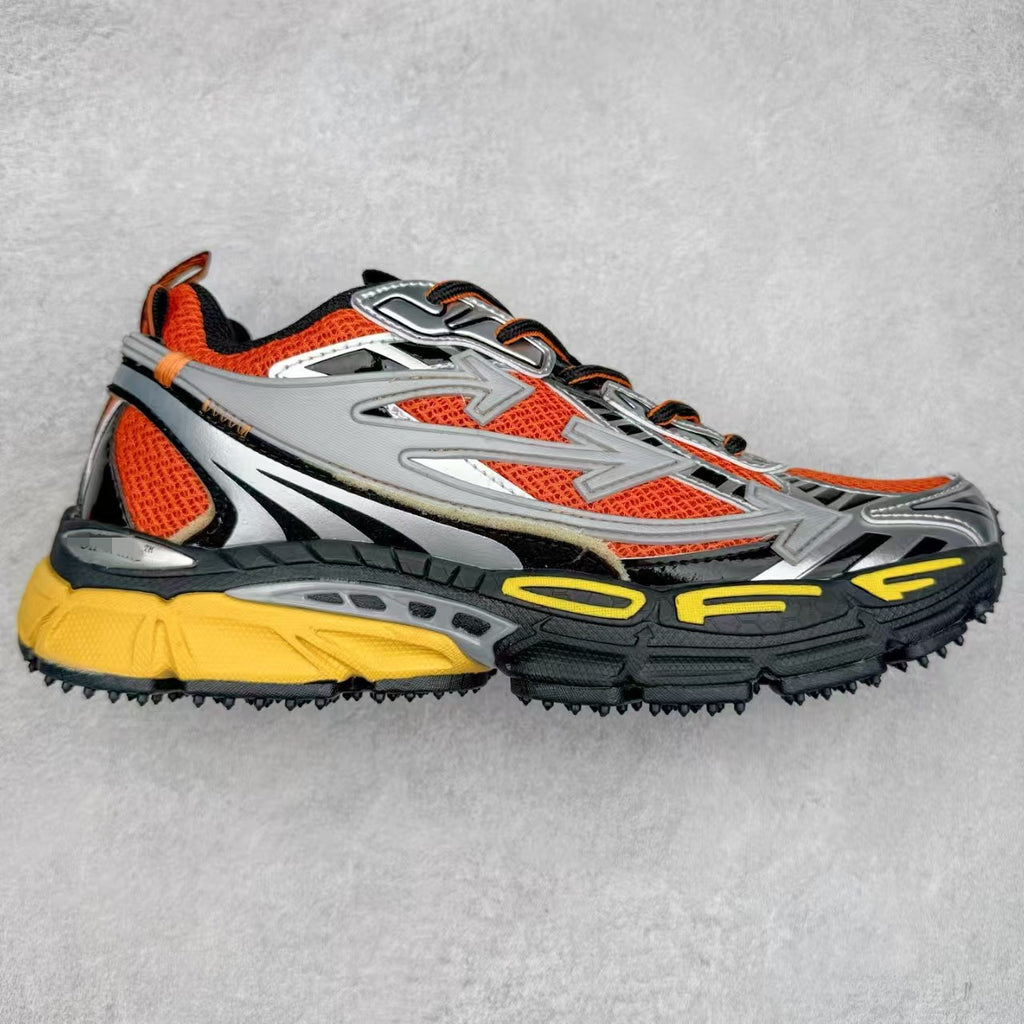 Off-White Premium Chunky Dad Sneakers Unisex Thick-Sole Casual Shoes Arrow Design Height-Increasing Trainers