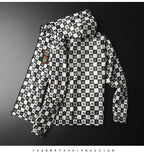 Herren Bomberjacke Jogging Kapuzenmantel Streetwear Slim Casual Dünne Jacke | D208-JK83001 