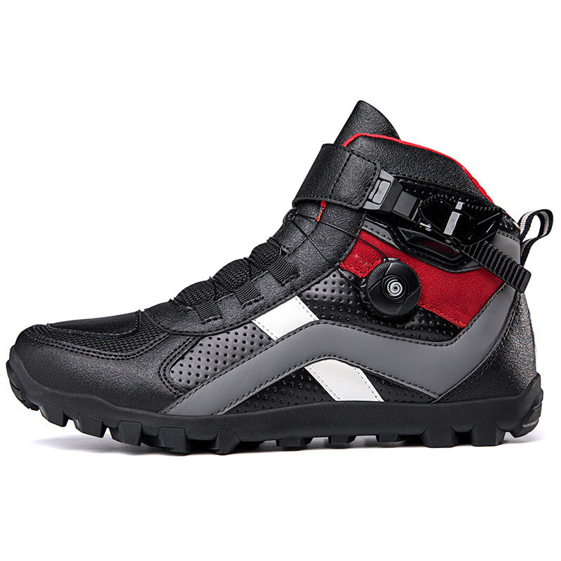 Motorcycle Riding Shoes | Unisex All-Season Urban Street Bike Boots | Casual Biker Sneakers | JC-1988
