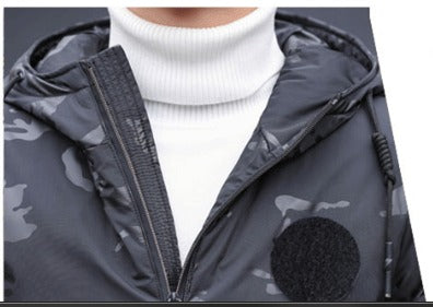 Herren Winter Daunenjacke Warm Hoodie Duck Skianzüge Kapuzenparkas Daunenmantel | 817 