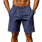 Leichte Strandshorts aus Leinenmischung für Herren – Relaxed Fit 5-Zoll-Freizeitshorts | WW-2 