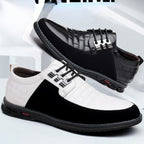Herren-Derby-Schuhe im britischen Stil mit Karomuster, rutschfeste Leder-Loafer, Mokassins, Hochzeitsschuhe |