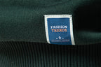 Herren-Pullover aus Baumwolle mit Viertelreißverschluss – Poloshirt aus einfarbigem Strick mit Stehkragen | ZSW-03 
